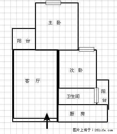 原房东毛坯全配2房,可长签。南北通透双阳台，采光充足拎包入住 - 房屋出租 - 房屋租售 - 上海分类信息 - 上海28生活网 sh.28life.com